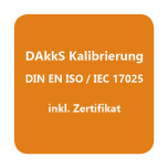 DAkkS-Kalibrierzertifikat Feuchte / Temperatur D.2101