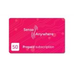PpCode50 - SenseAnywhere Prepaid Code für 50 Credits