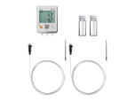 testo 162 T2 WLAN-Datenlogger set Kühlschrank Temperatur externer Sensor Einstechfühler Kerntemperatur Cloud Saveris