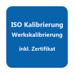 Kalibrierzertifikat für die Datenlogger LOG 100 und LOG 110
