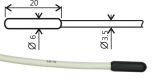 COMET Pt1000 TR160 Temperaturfühler, CINCH-Stecker