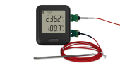 EL-WiFi-DTC WLAN-Datenlogger mit zwei Thermoelementen, wiederaufladbar