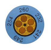 testoterm Mini-Indikatoren zur Temperaturkontrolle, 10er Pack