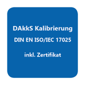 DAkkS-Kalibrierzertifikat Feuchte / Temperatur D.2301