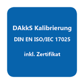 DAkkS-Kalibrierzertifikat Feuchte / Temperatur D.2101