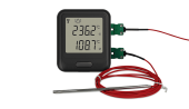 EL-WiFi-21CFR WLAN-Datenlogger für zwei Thermoelemente mit Miniatur-Flachstecker, inkl. EL-P-TC-K Thermoelement