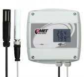 COMET T6641 Ethernet-Websensor mit Temperatur-/Feuchtefühler und CO2-Fühler, je 1m Kabel