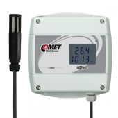 COMET T7611 Ethernet-Websensor für Luftdruck mit externem Temperatur-/Feuchtesensor, PoE