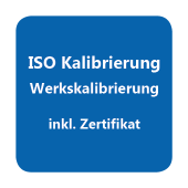 6-Punkt-ISO-Kalibrierzertifikat Druck+Temperatur